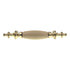 AP Polished Brass Cabinet Bar Pull Light Almond Center 3" Ctr 1121-PBA