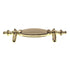 AP Polished Brass Cabinet Bar Pull Light Almond Center 3" Ctr 1121-PBA