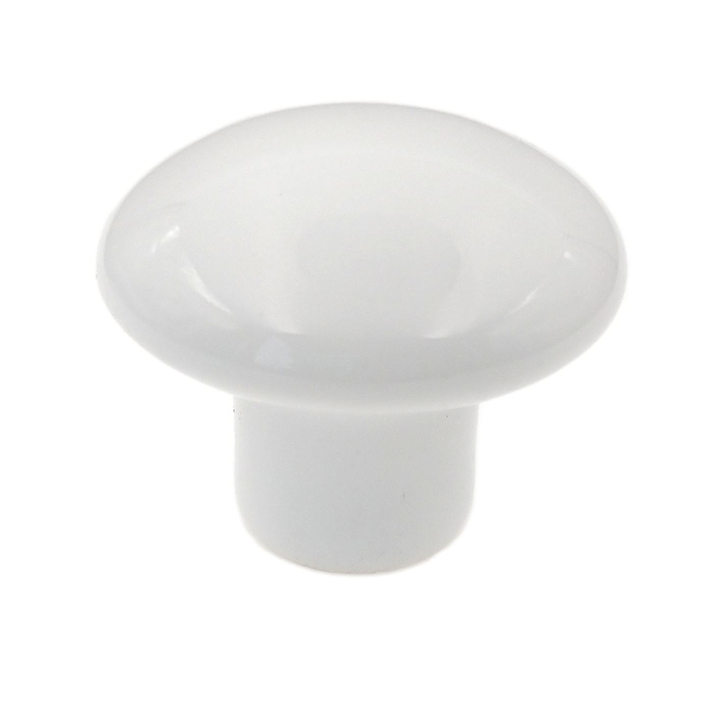 Amerock Allison White 1-3/8 inch Round Cabinet Knob 14224WHT