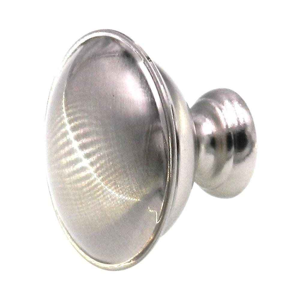 Amerock Allison 14404SCH Brushed Satin Chrome 1 3/16" Round Cabinet Knob Pull