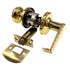 National Lock Salem Century Passage Closet Door Knob Bright Brass 1448-2-SC3