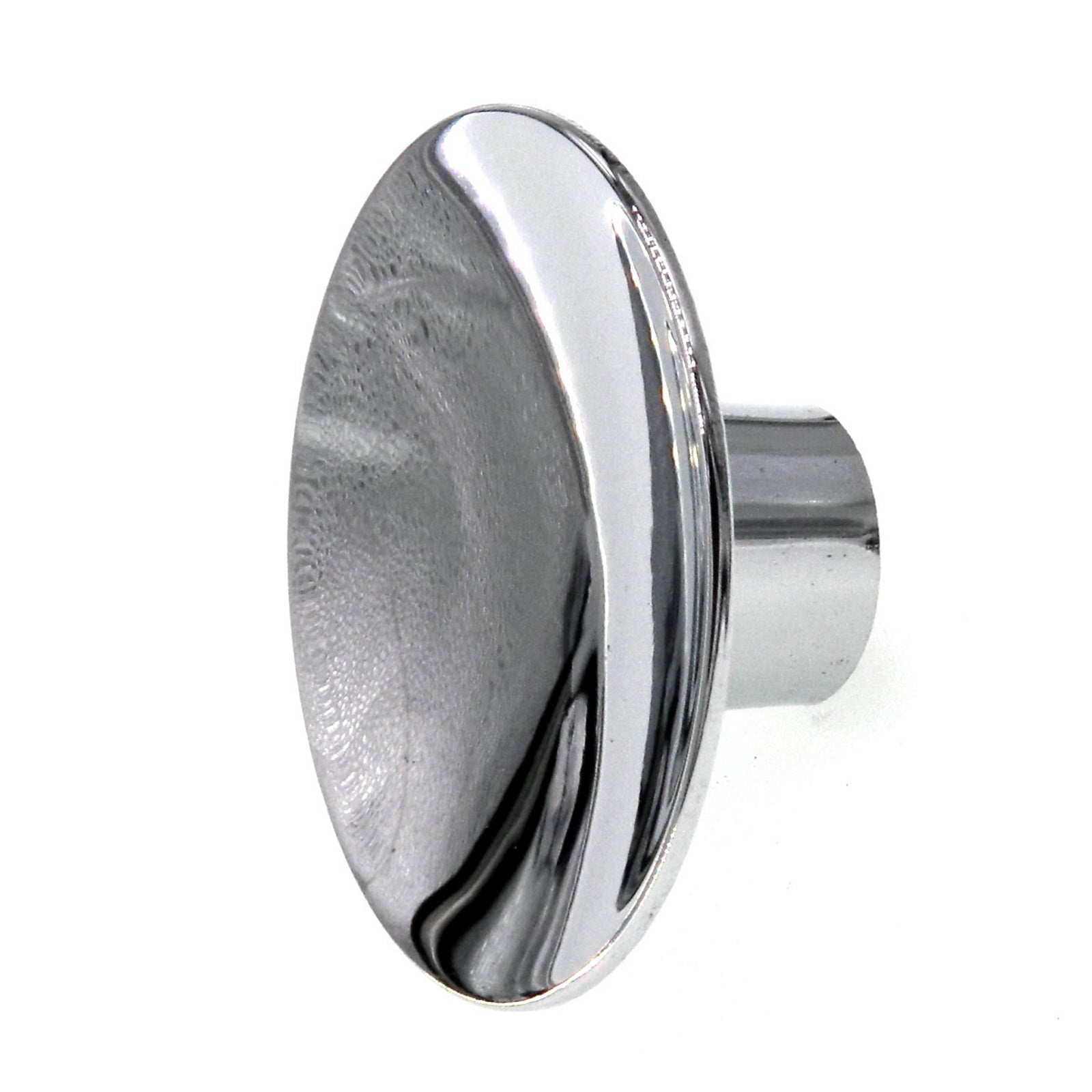 Merit Solid Brass 2" Bright Chrome Round Cabinet Knob Pull 1544