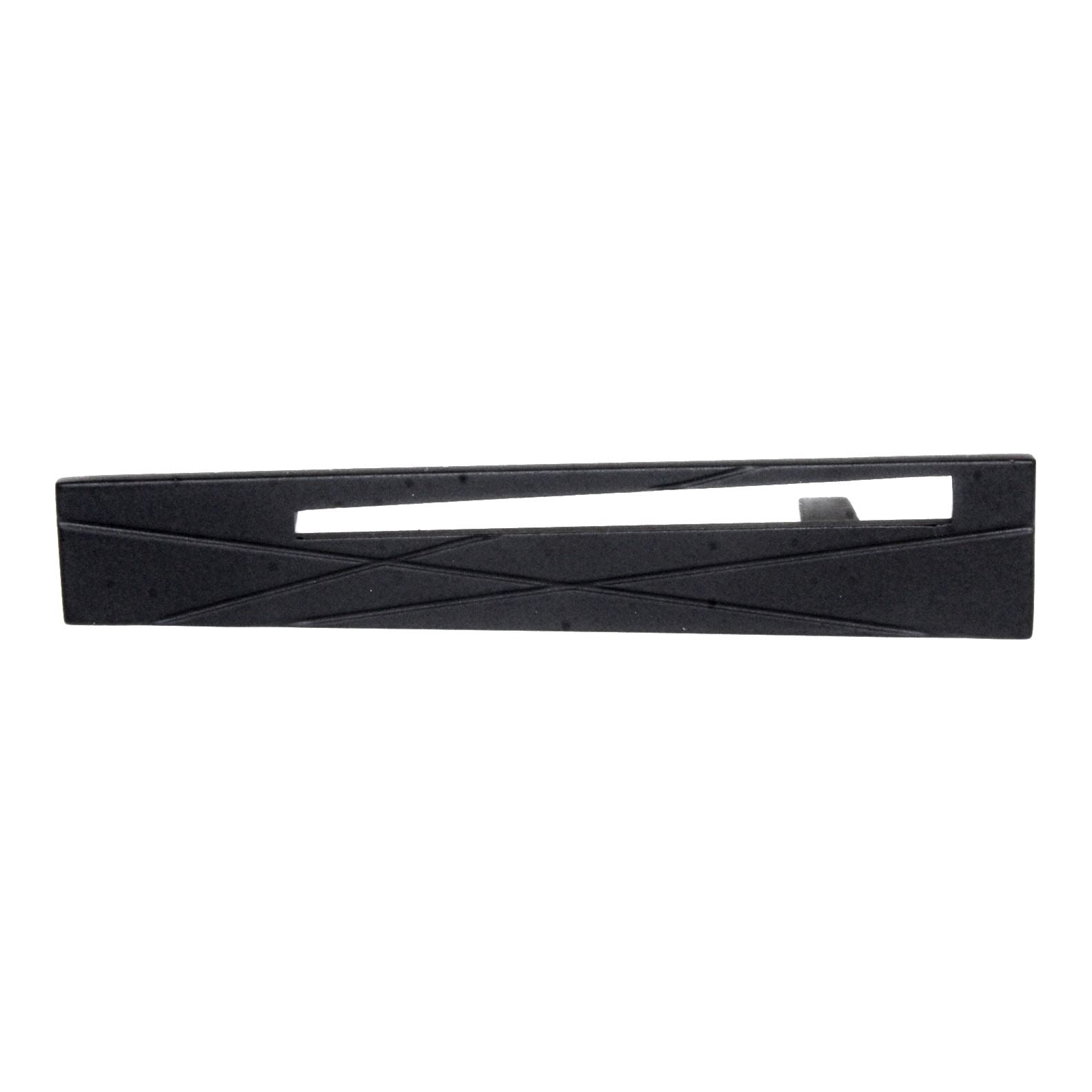 Atlas Homewares Modernist Right Cabinet Bar Pull 3" Ctr Matte Black 253R-BL