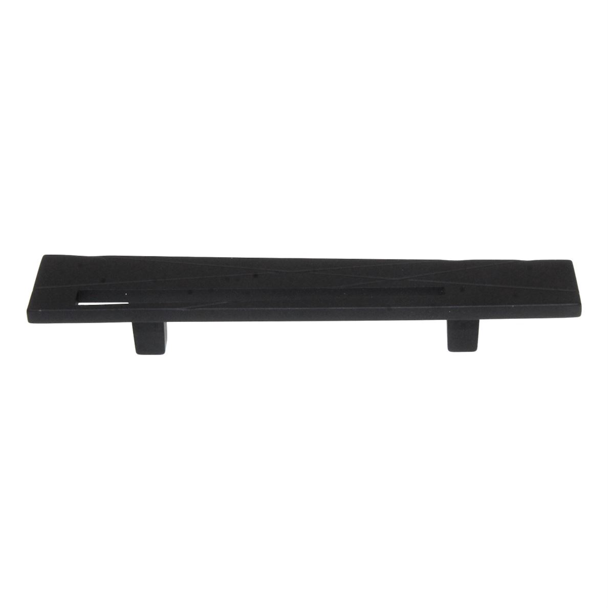 Atlas Homewares Modernist Right Cabinet Bar Pull 3" Ctr Matte Black 253R-BL