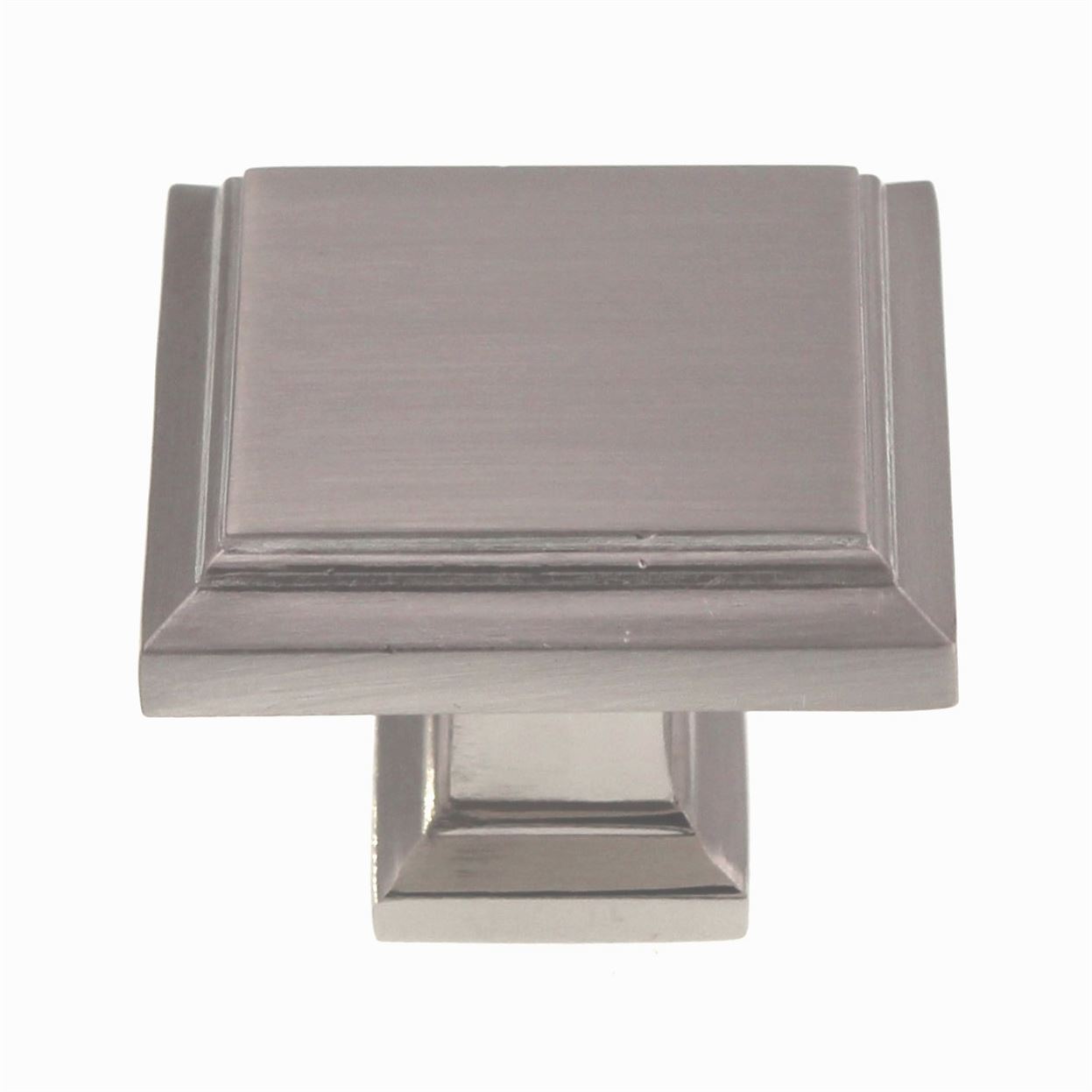 Atlas Homewares Sutton Place 1 1/4" Square Cabinet Knob Brushed Nickel 289-BRN