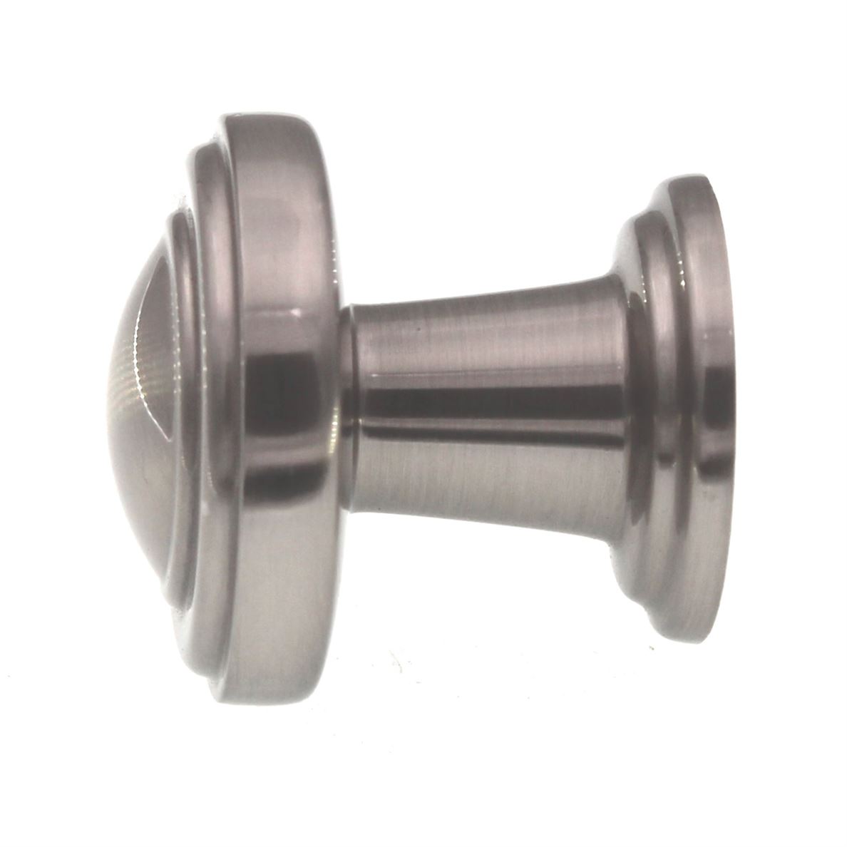 Atlas Homewares Bronte 1 1/8" Round Button Cabinet Knob Brushed Nickel 313-BRN