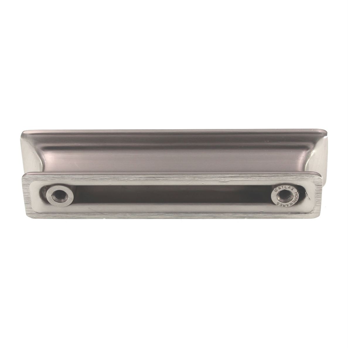 Atlas Homewares Alcott Rectangle Cabinet Bar Pull 3" Ctr Brushed Nickel 323-BRN