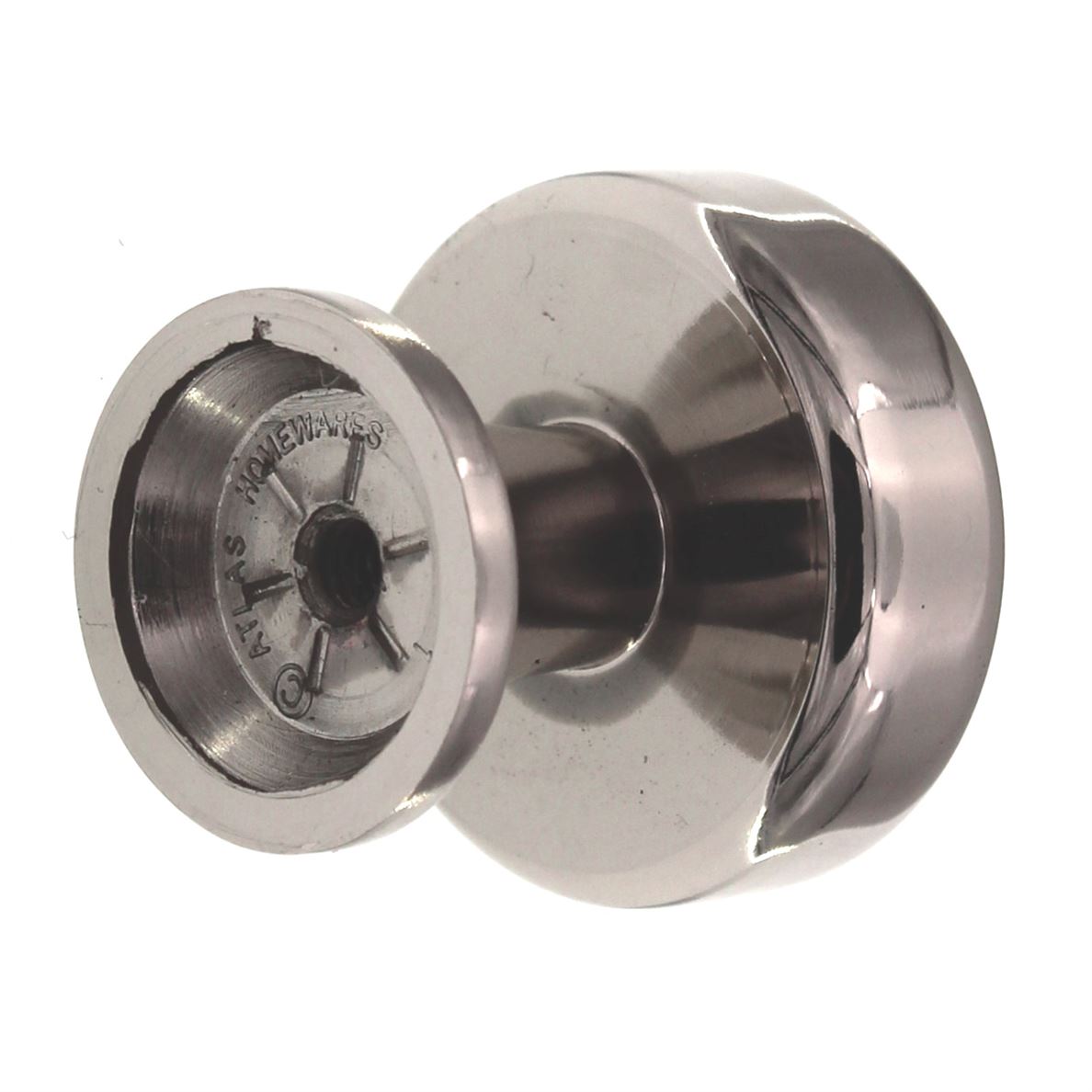 Atlas Homewares Browning 1 1/4" Round Cabinet Knob Polished Nickel 325-PN