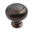 10 Pack Style Selections Designer Bronze Gilt Etched Round 1 1/4" Knob 40911