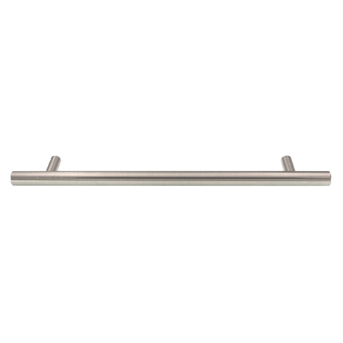 Style Selections European Bar Pull, 7.5 Inch (192mm) Centers Satin Nickel 40924