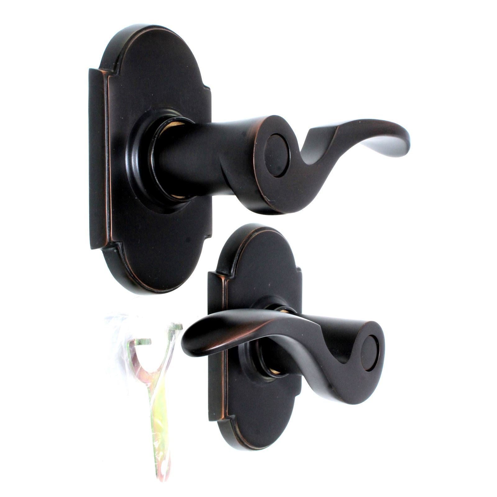 Emtek Cortina Classic Brass Dummy Set Door Lever Oil-Rubbed Bronze 515CUS10B