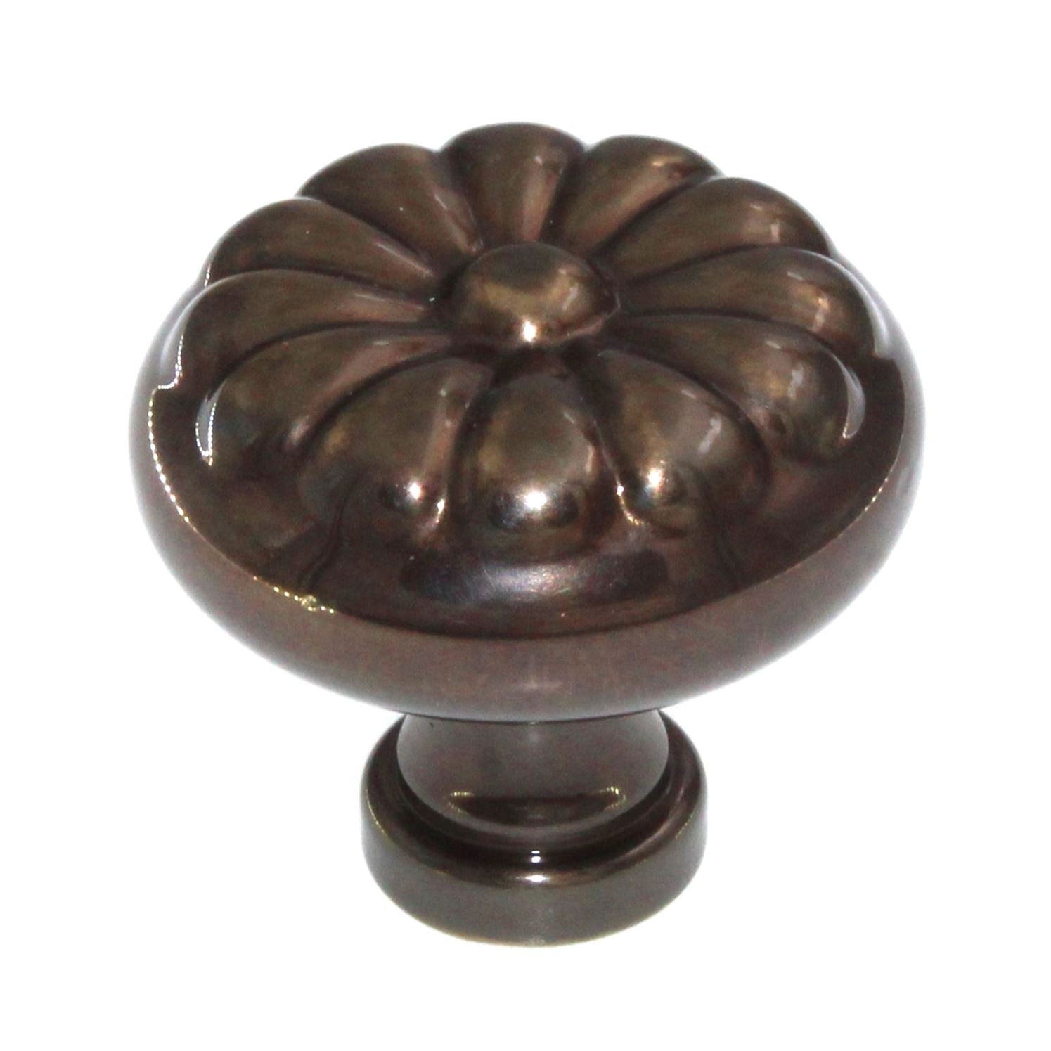 Belwith Keeler Sechel 1 1/4" Sherwood Antique Solid Brass Cabinet Knob A116-9013