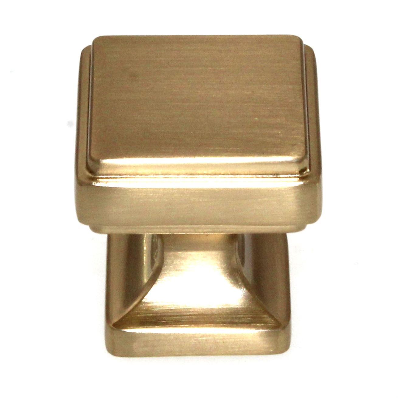 Atlas Homewares Kate 1 1/8" Square Cabinet Knob Warm Brass A200-WB