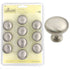 10 Pack Amerock Allison 1 1/4" Satin Nickel Round Smooth Cabinet Knob AL-285