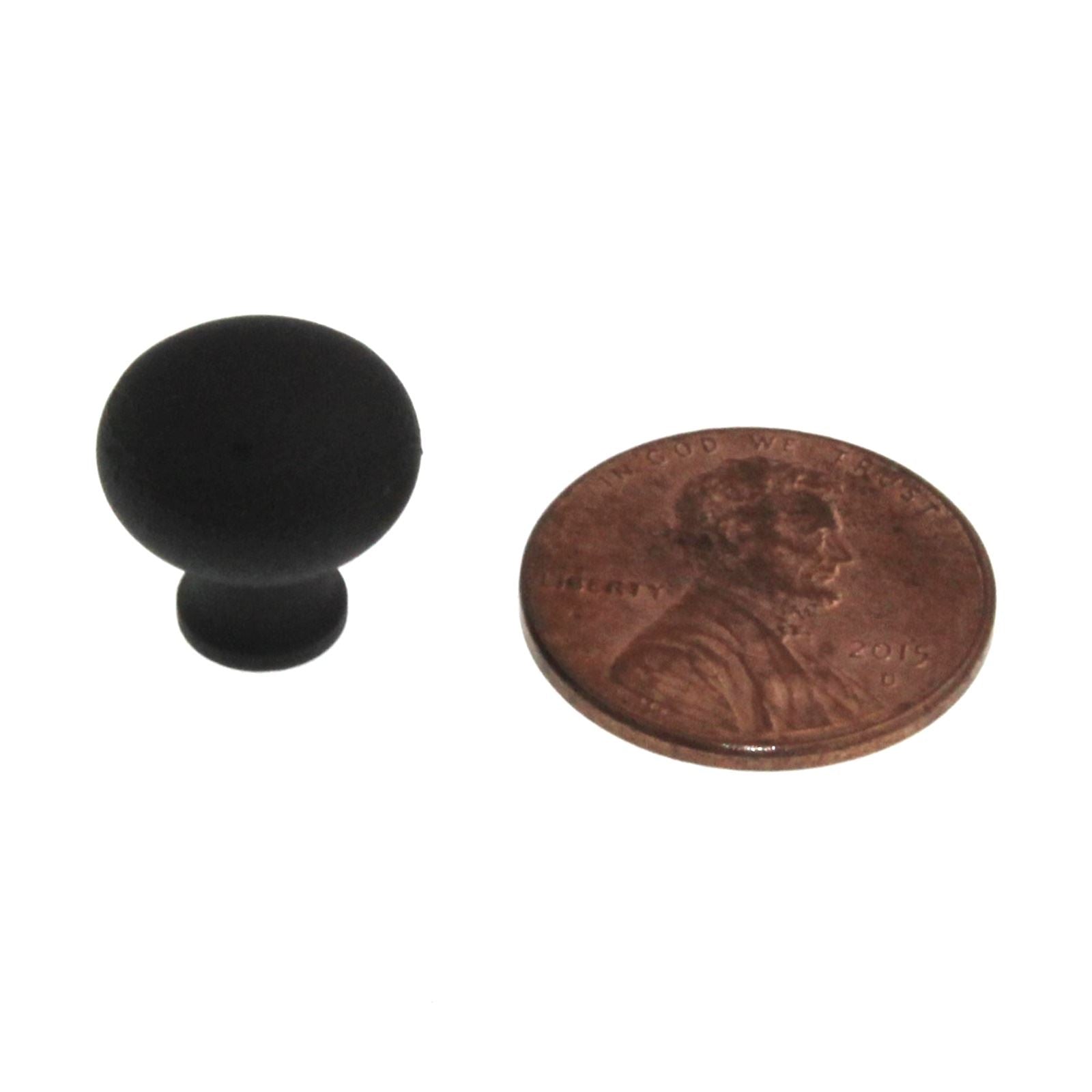 FKI Hardware Period Brass XX Small 1/2" Cabinet Knob Oil-Rubbed Bronze BK9-10B