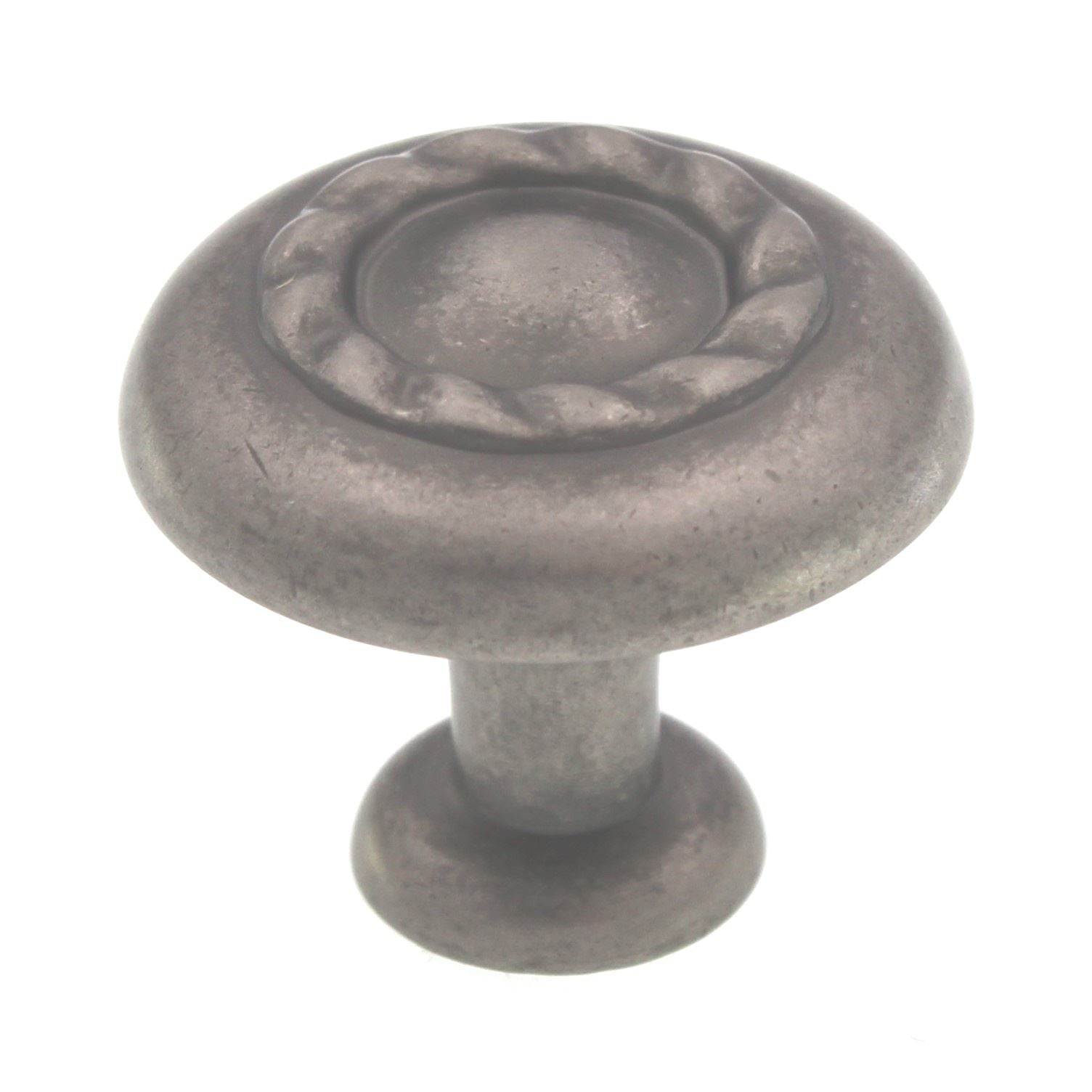 25 Pack Amerock Inspirations BP1585-WN Weathered Nickel 1 1/4" Rope Cabinet Knob Pull