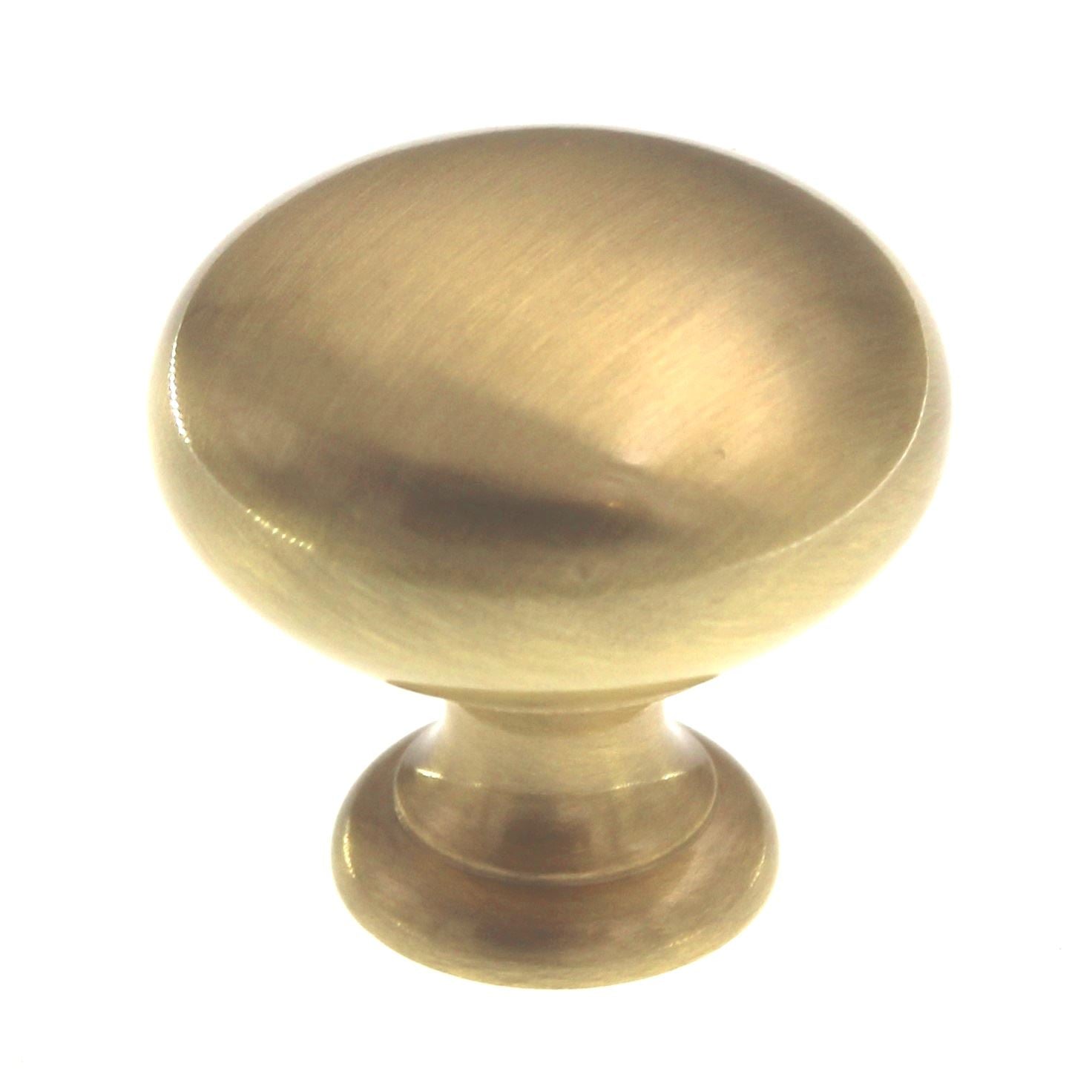 Amerock Brass Classics Brushed Brass 1 1/4" Hollow Cabinet Knob BP1950H-BRB