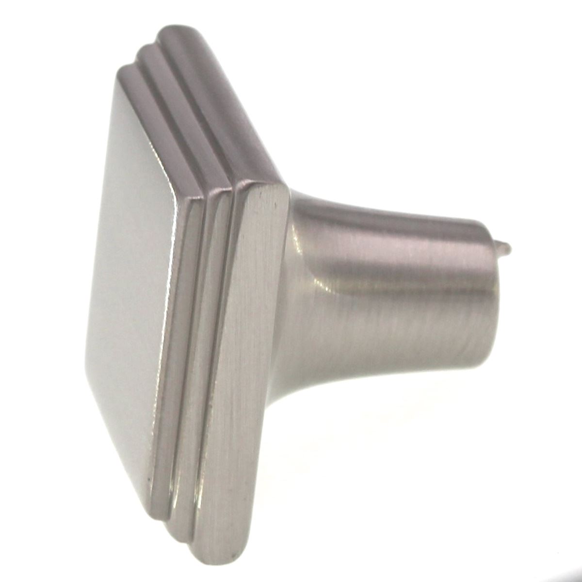 Amerock Manor Satin Nickel 1-1/16 inch Square Cabinet Knob BP26117G10