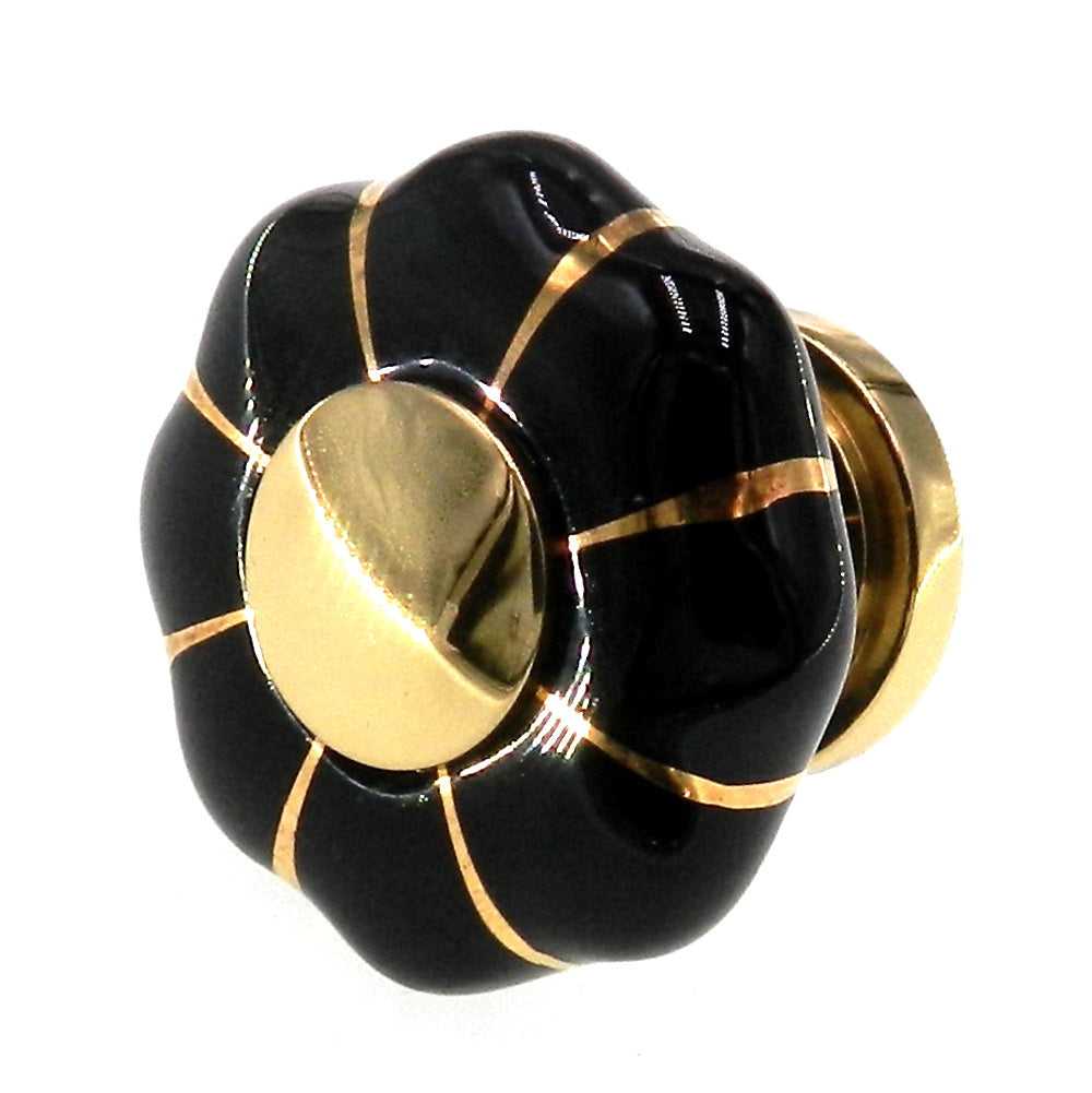 Amerock Hardware BP4259-BNB Black Nickel on Solid Brass 1 1/4" Cabinet Knob Pull