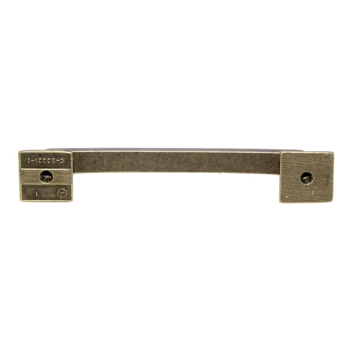 Amerock Mulholland Rustic Brass 3 3/4 inch (96mm) CTC Cabinet Handle Pull BP53031R3