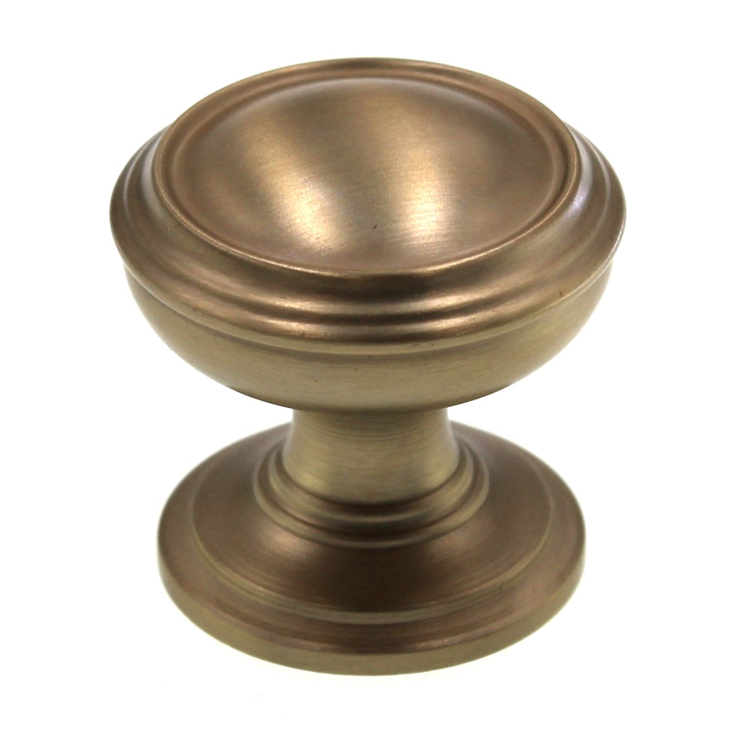 Amerock Revitalize Golden Champagne 1 1/4" Ringed Cabinet Knob BP55342BBZ