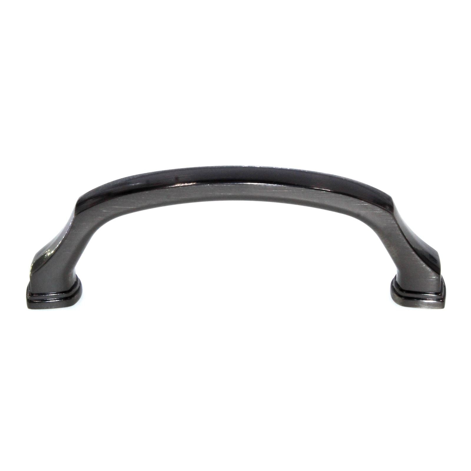 Amerock Revitalize 3 3/4" (96mm) Ctr Cabinet Arch Pull Gunmetal BP55344GM