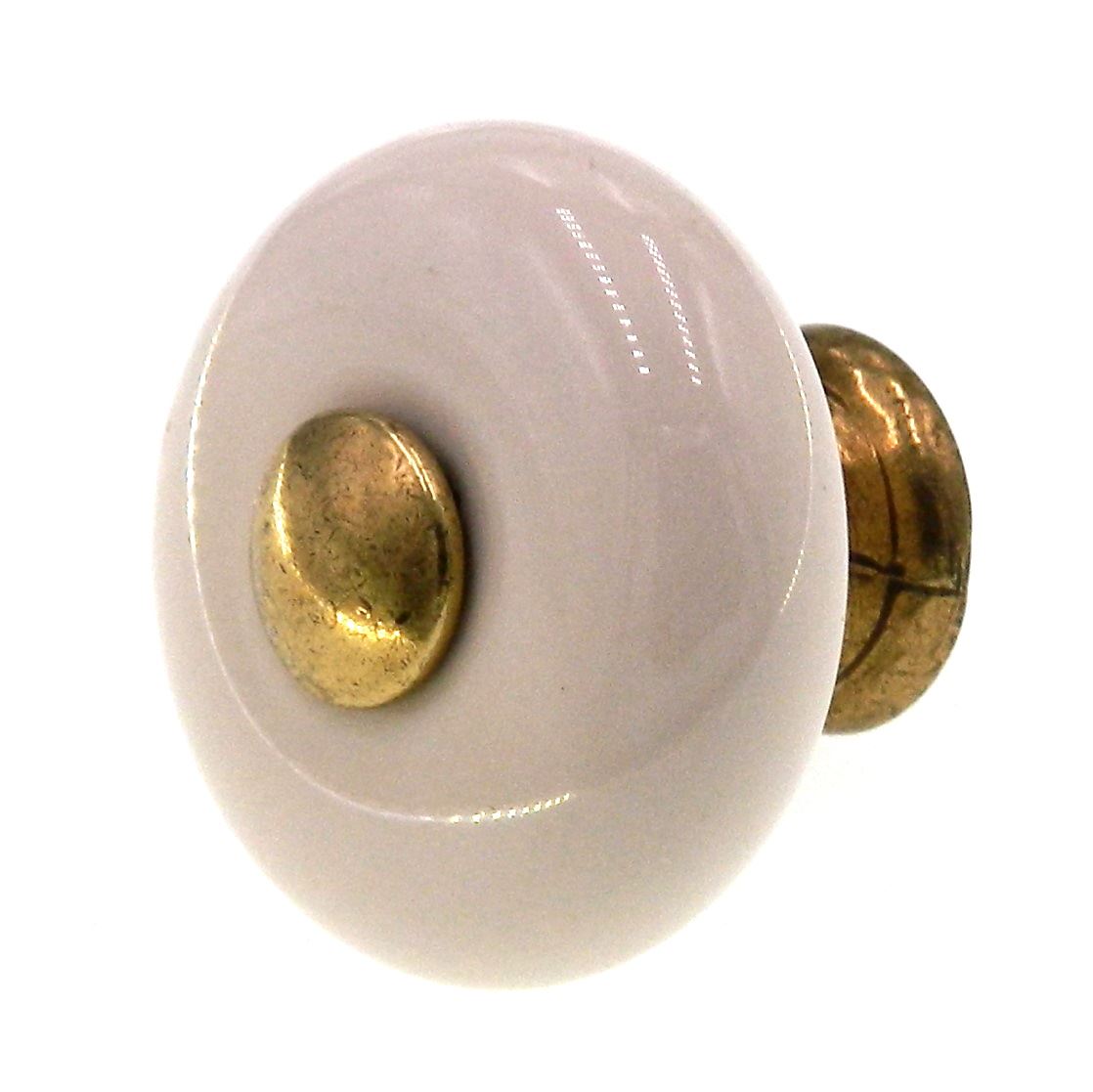 Amerock Traditional Classics Almond 1 1/4" Round Cabinet Knob BP70638-AM