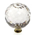 Amerock Traditional Classics Crystal 1 9/16" Round Cabinet Pull Knob BP734CS