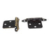 Pair of Amerock BP7580-AE Antique English Non-Self-Closing Variable Hinges