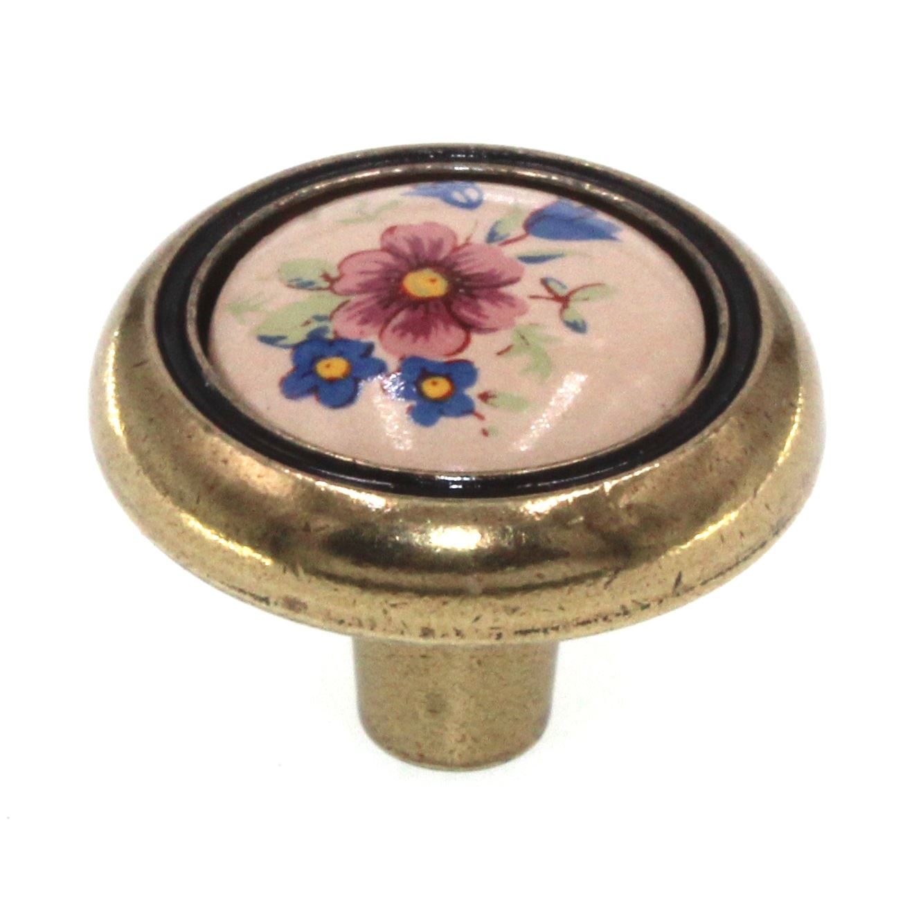 Amerock Hardware BP76244-FALB Royal Family 1 1/4" Cabinet Knob w/Ceramic Center