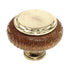 Amerock Royal Polished Brass, Oak Center 1 1/4" Cabinet Knob Pull BP76246-O3