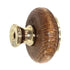 Amerock Royal Polished Brass, Oak Center 1 1/4" Cabinet Knob Pull BP76246-O3