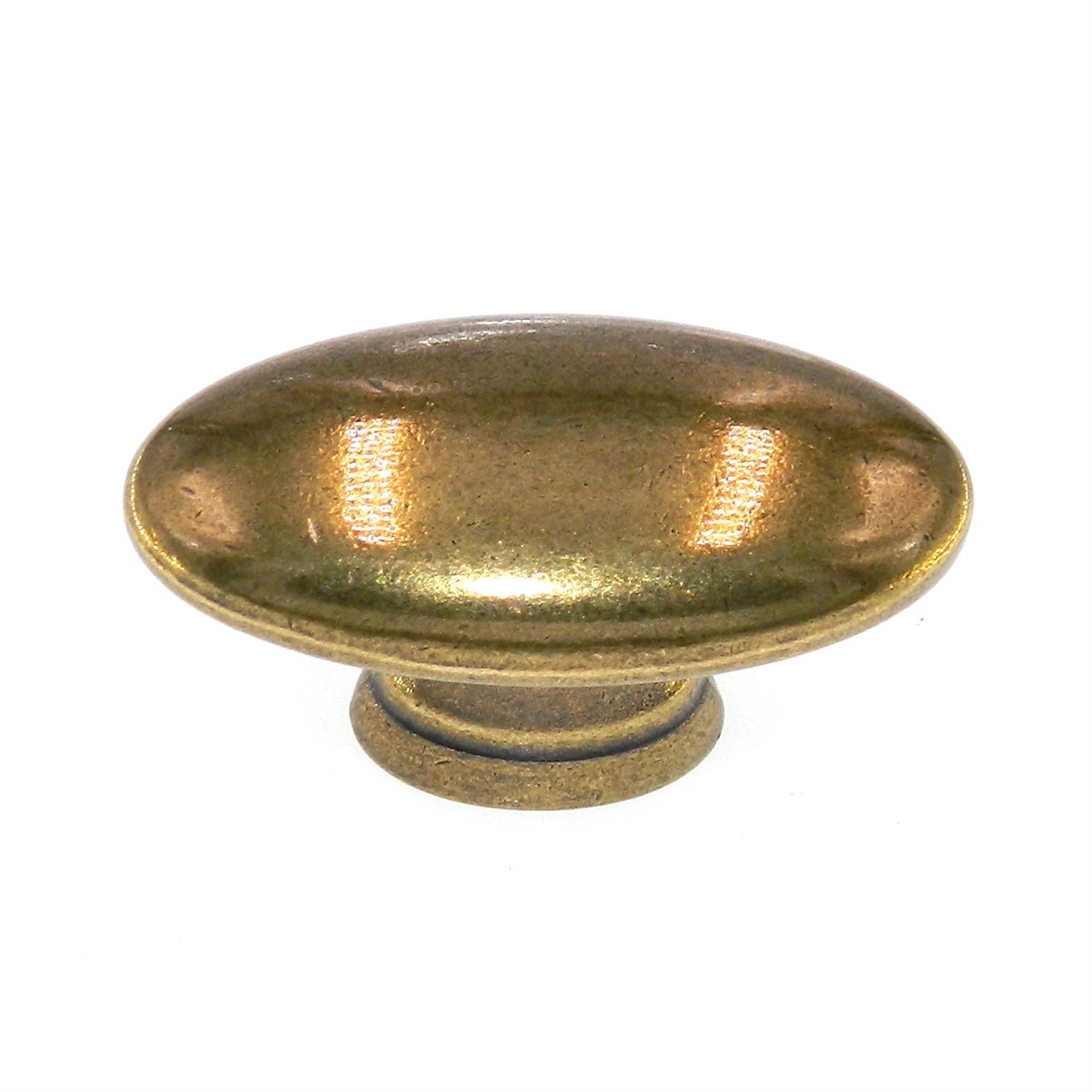 Amerock Allison Regency Brass 1 1/2" Oval Cabinet Knob BP76270-R1