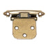 Pair of Amerock Burnished Brass Variable Overlay Hinges Self-Closing BP7629-BB