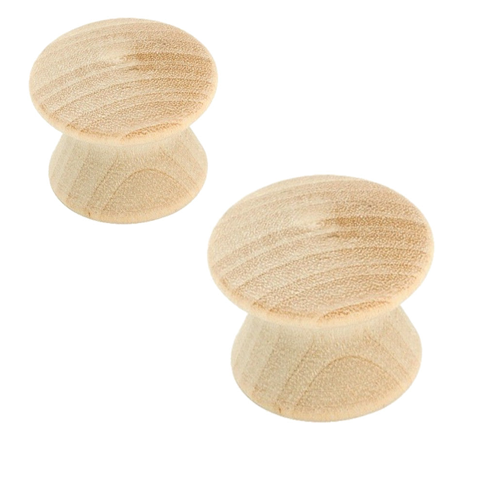 Amerock Allison 5 Pair (10 Pack) 1" Birch Wood Round Cabinet Knob BP812-WD