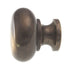 Solid Brass 1 1/4" Classic Brass Hutter Round Cabinet Knob Antique Brass 1134AB