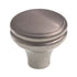 Solid Brass 1 1/4" Classic Brass Hutter Round Cabinet Knob Satin Nickel 1154SN