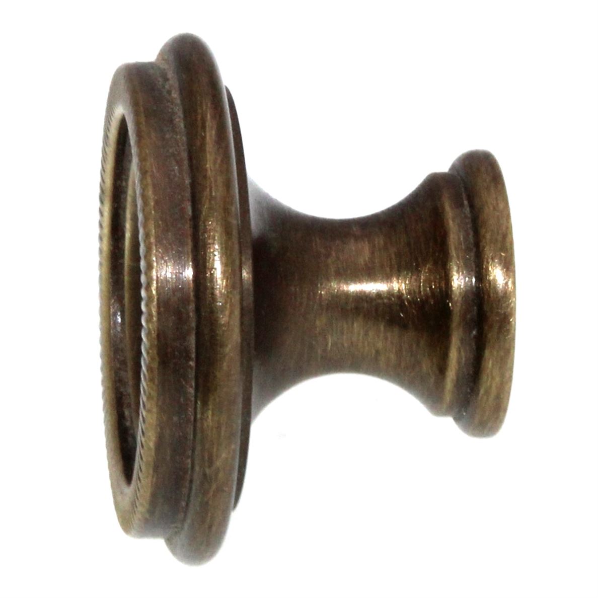 Solid Brass 1 3/8" Classic Brass Hutter Cabinet Knob 1171