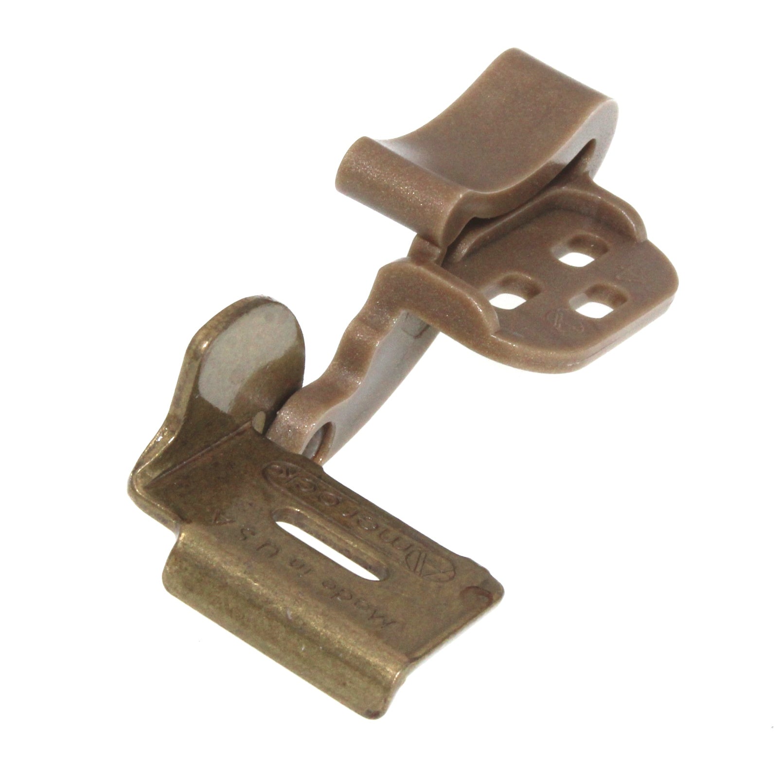 Amerock Burnished Brass Concealed Self-Closing 3/8" Inset Pivot/Knife Cabinet Hinges CM2604-BB