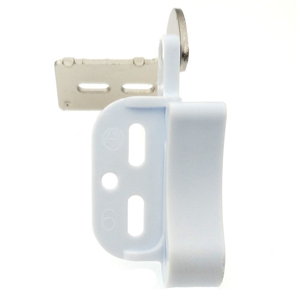 200 Amerock Marathon CM2606-14 Nickel And White 1/2" Overlay Knife Pivot Hinges