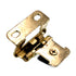 Single Demountable Cabinet Hinge 1/2" Overlay, Polished Brass CM8719-3