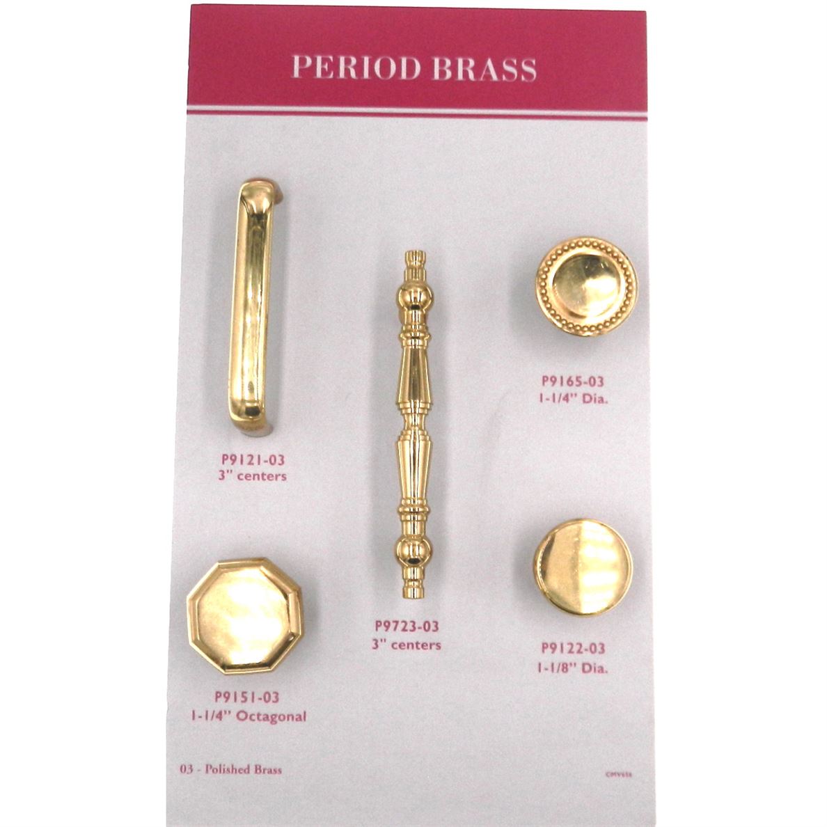 Hickory Hardware Manor House Polished Brass Round Flat Top Beaded Edge 1 1/4" Solid Brass Cabinet Knob P9165