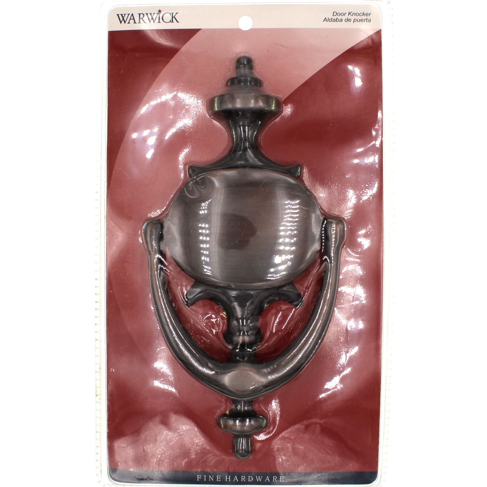 Warwick Classic Traditional Large Door Knocker, Oil-Rubbed Bronze DA3001BZ