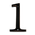 Aged Bronze Metal 4 inch Flush House Address Numbers, Bold Readable Font