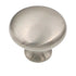 Warwick Traditional Satin Nickel 1 1/4" Solid Round Cabinet Knob Pull DH1001SN