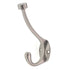 Amerock Silver Large Decorative Coat and Hat Robe Pilltop Wall Hook H55465-S