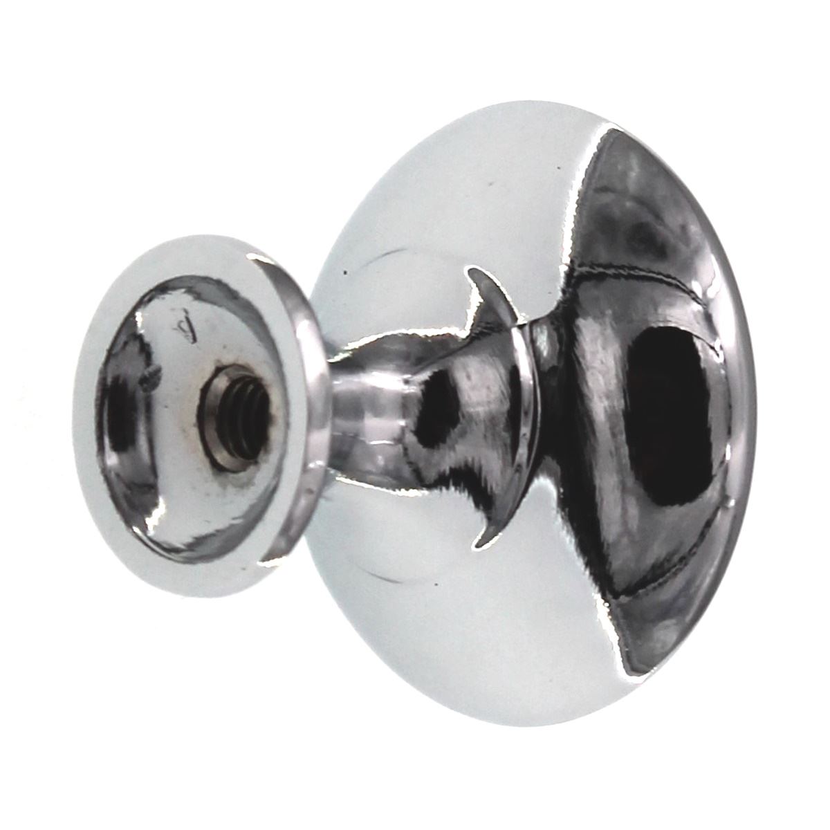 Pride Industrial 1 1/4" Mushroom Round Cabinet Knob Polished Chrome K910PC