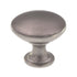 Pride Industrial 1 1/4" Mushroom Round Cabinet Knob Satin Nickel K910SN