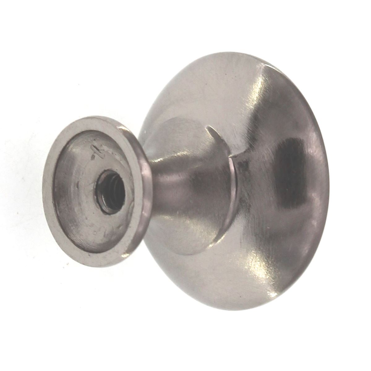 Pride Industrial 1 1/4" Mushroom Round Cabinet Knob Satin Nickel K910SN