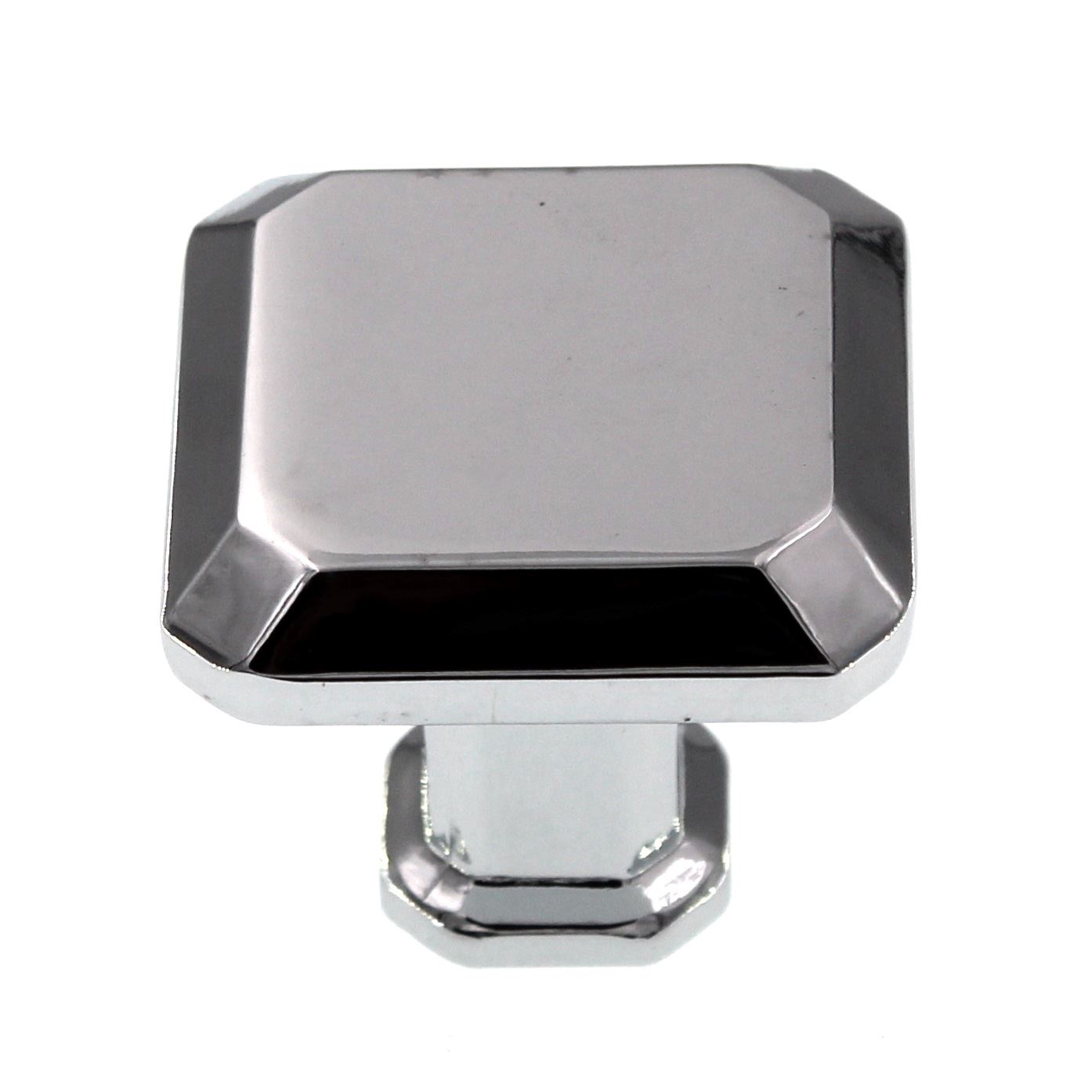 Pride Charleston 1 1/8" Angled Square Cabinet Knob Polished Chrome K92230PC